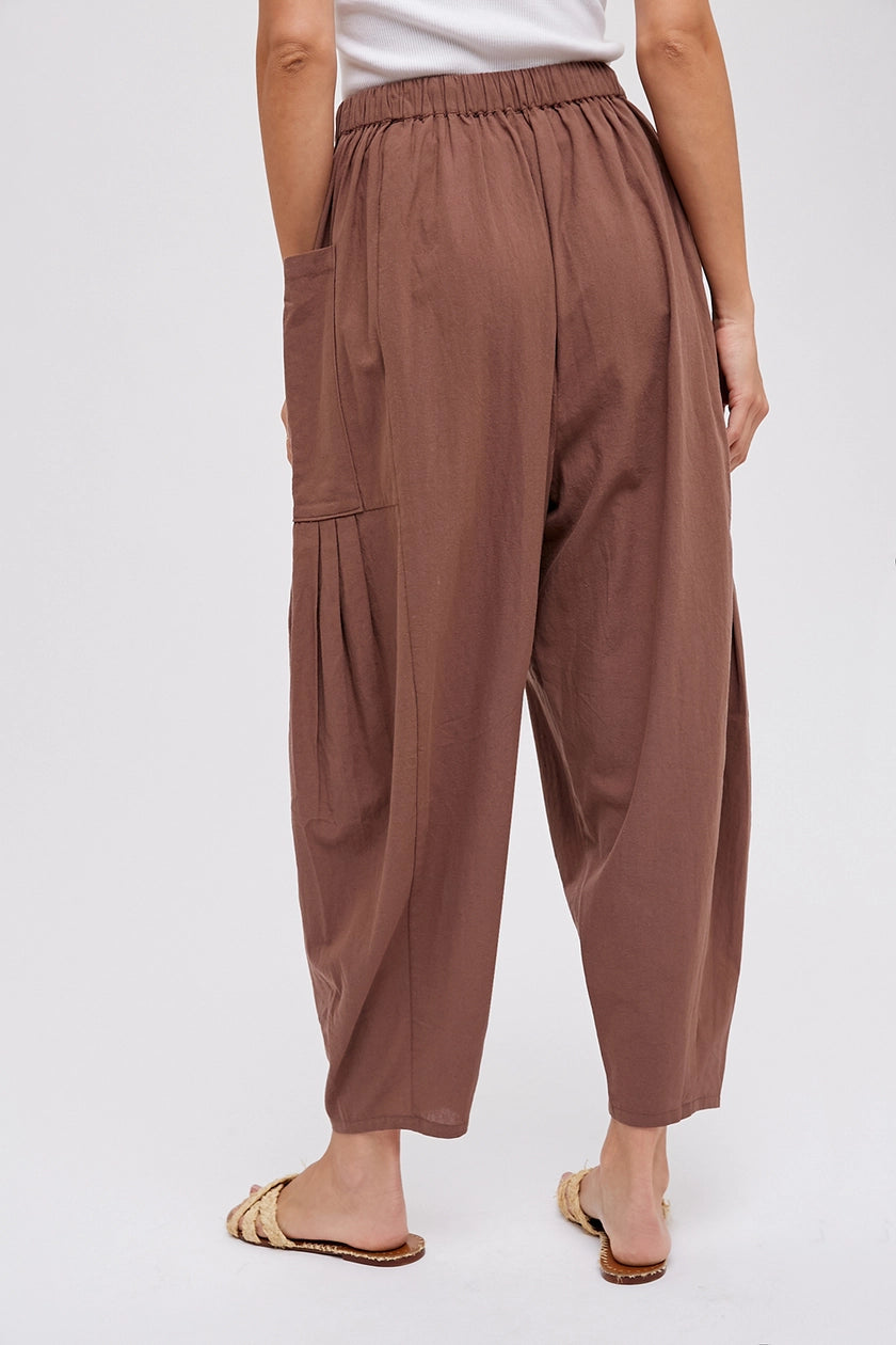 Brown Harem Pants