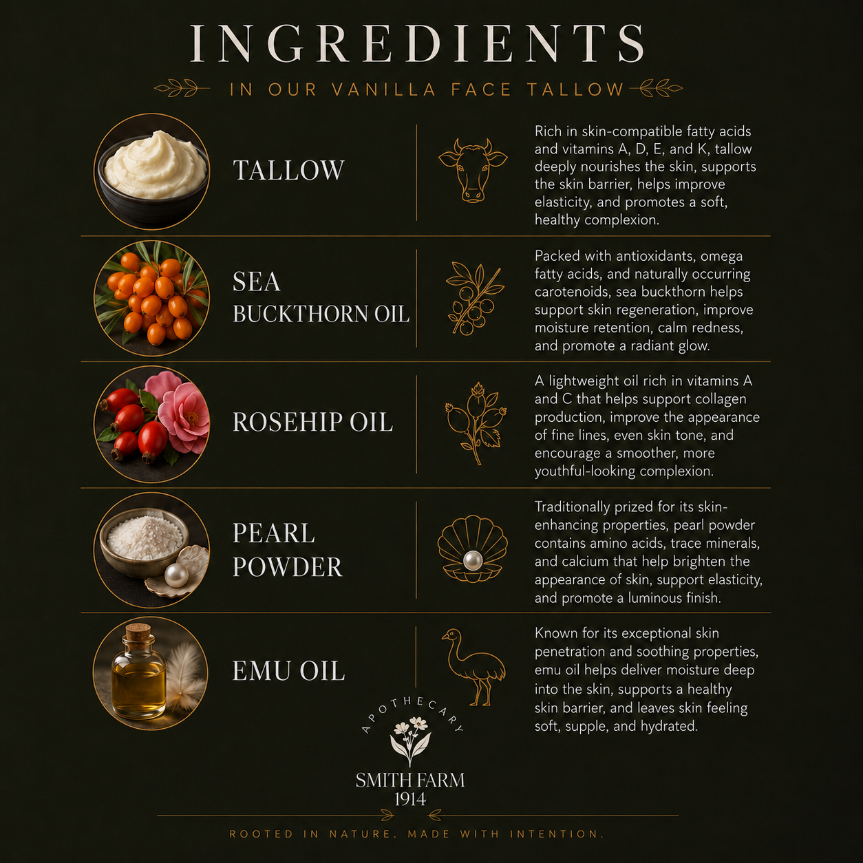 Vanilla Face Tallow