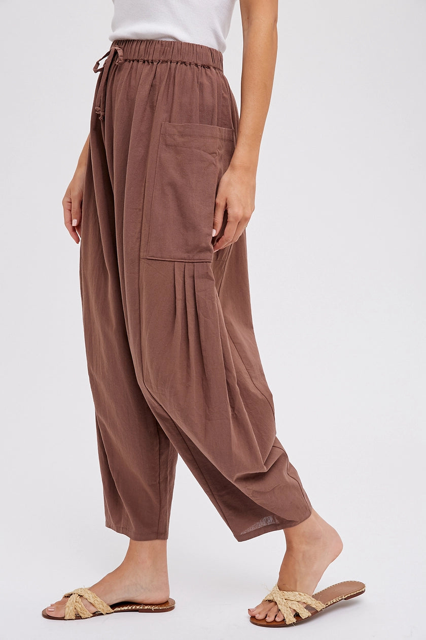 Brown Harem Pants