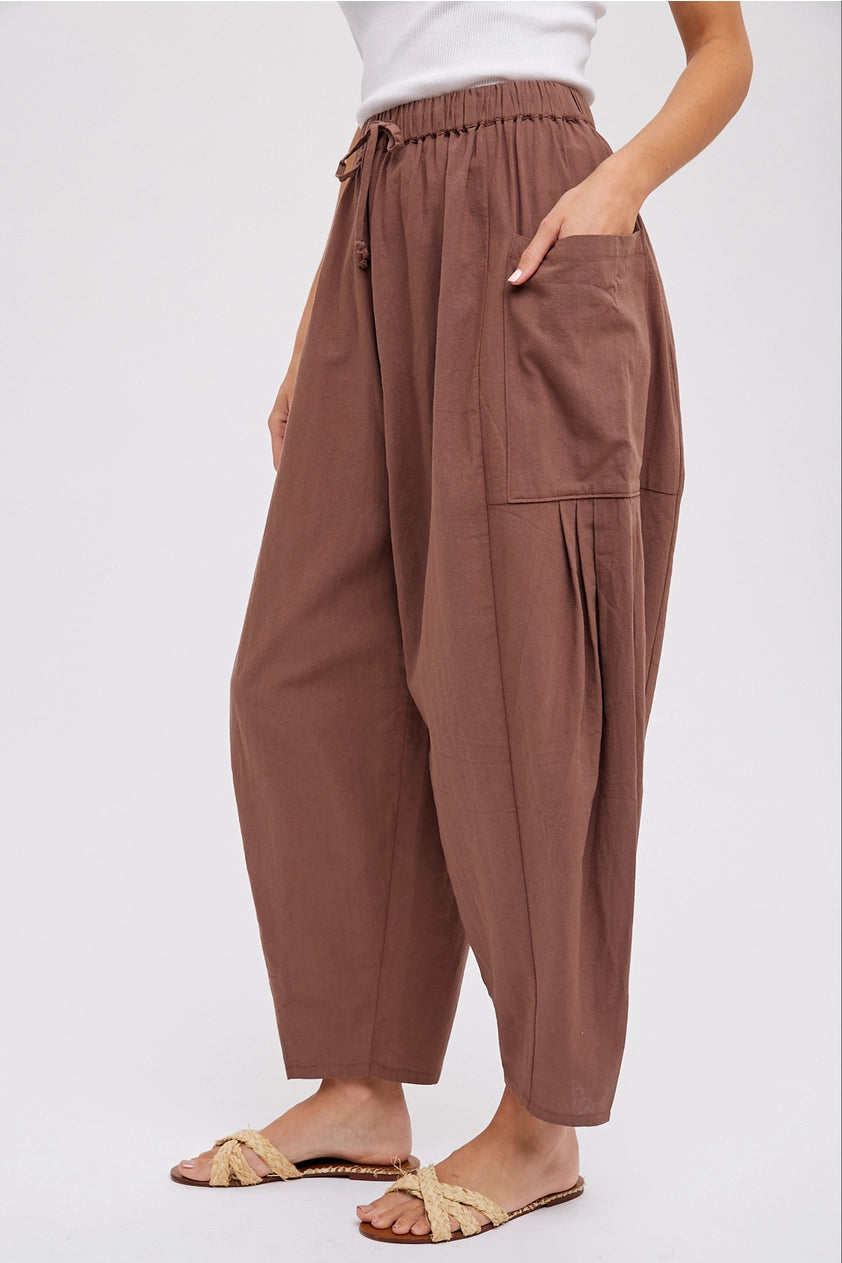 Brown Harem Pants